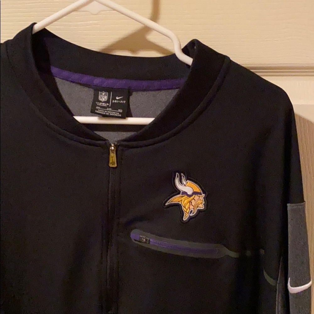 Minnesota Vikings sideline 1/4 zip sweater 3XL